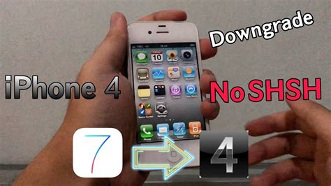 Downgrade Your Iphone 4 To Ios 4 In 2019 No Shsh Blobs Youtube