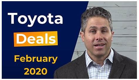 current toyota incentives and rebates