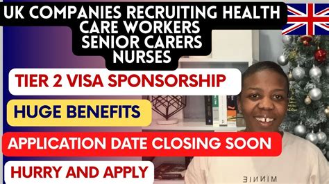 Uk Care Companies Massively Recruiting Healthcare Workers With Visa Sponsorship Youtube