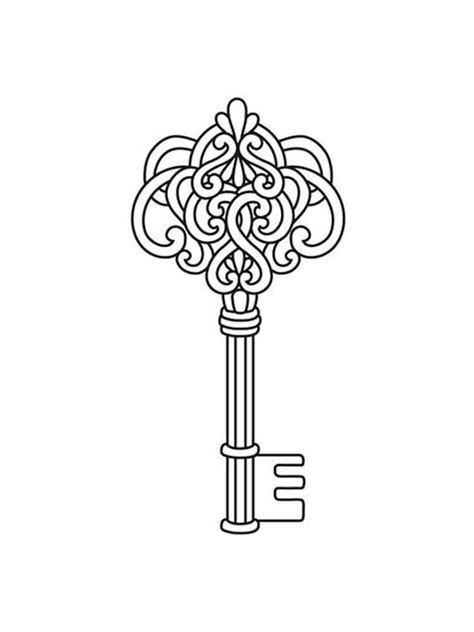 Coloring Pages Of Keys Free Wallpapers Hd