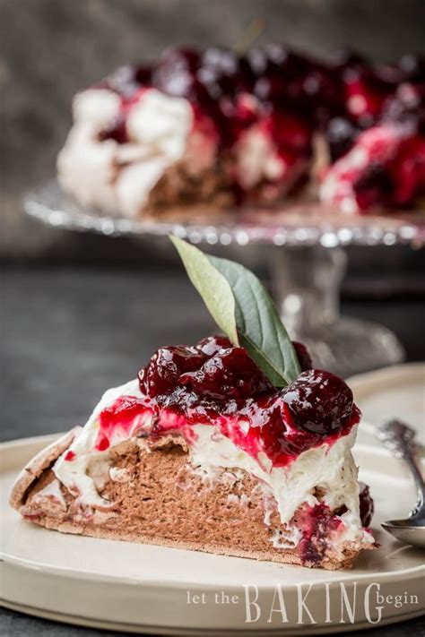Enter hibiscus—the flower brings a citrusy, bright flavor to the party. Cherry Chocolate Pavlova Recipe - Meringue Dessert Cake ...