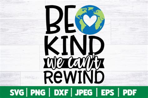 Be Kind We Cant Rewind Svg Graphic By Seventhheaven