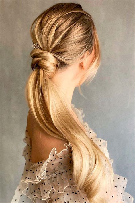 35 Unique Low Ponytail Ideas For Simple But Attractive Looks Holiday