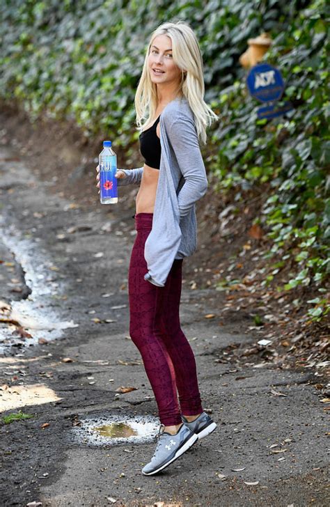 Julianne Hough Looks Like A Flawless Fitness Ad Running Through The