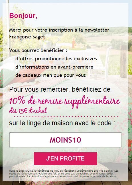 Oui, françoise saget vend actuellement du linge de lit, du linge de toilette, du linge de cuisine et de la lingerie à petit prix pour. Bon Plan Françoise Saget - Linge de Maison à Petit Prix ...