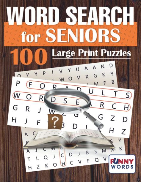 Word Search For Seniors 100 Large Print Puzzles By Funny Words Goodreads