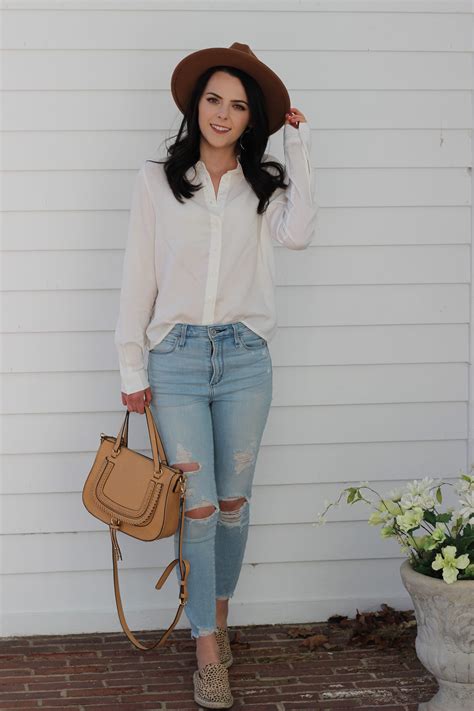 How To Style A White Button Down Shirt With Jeans