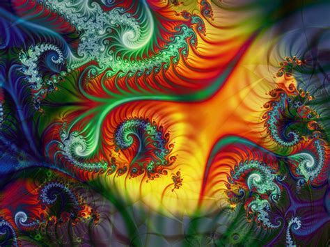 Download Colorful Fractals Wallpaper 1600x1200 Wallpoper
