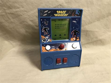 Classic Electronic Space Invaders Handheld Game Retro Sound Effects