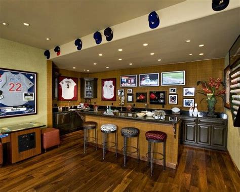 A Bar Filled With Memorabilia Is Going To Be Necessary In The Man Cave