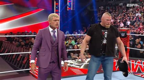 Brock Lesnar Se Une A Cody Rhodes Contra Roman Reigns Y Solo Sikoa