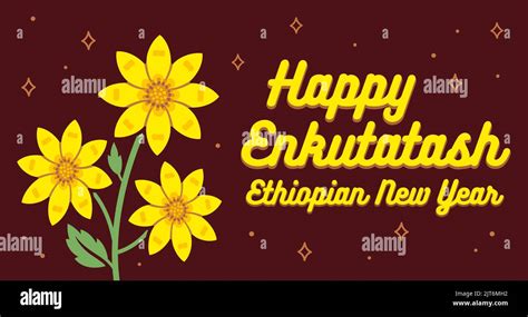 Happy Enkutatash Ethiopian New Year With Adey Abeba Flower Greeting
