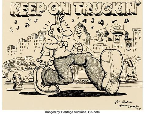 Original Keep On Truckin Logo Kristan Hinton
