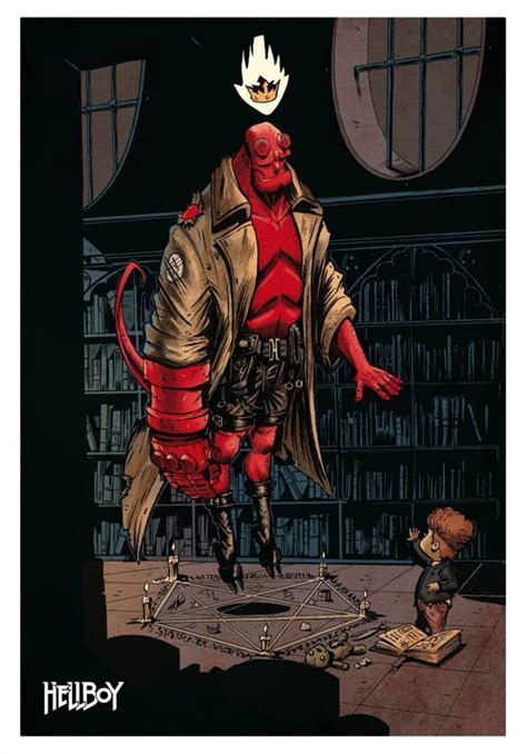 Hellboy By Cristian Canfailla Via Behance Comic Books Art Comics