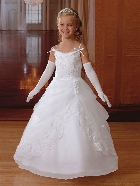 Princess Beaded Lace Organza Floor Length Wedding Flower