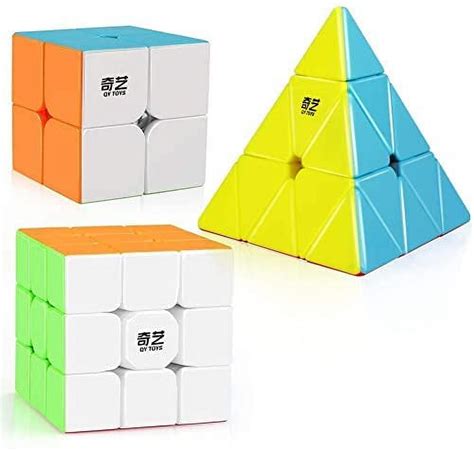 D Fantix Speed Cube Set Qy Toys Cube 3 Pack Qidi S2 2x2 Warrior W 3x3