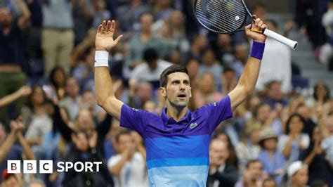 Us Open Record Chasing Novak Djokovic Sets Up Final With Daniil Medvedev Bbc Sport