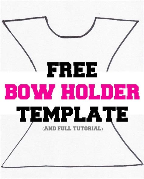 Free Tutu Bow Holder Bodice Template And Full Instructions On How To
