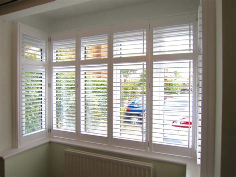 Bay Window Plantation Shutters Fitted In New Forest