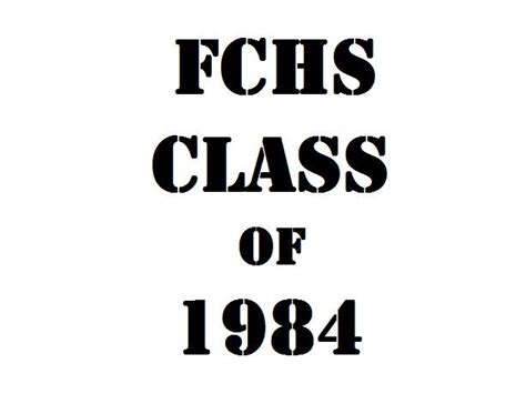 Fchs Class Of 1984 Fayetteville Ga