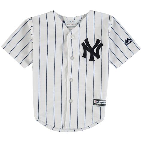 Toddler New York Yankees Majestic White Official Cool Base Jersey