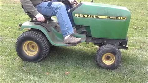 John Deere Hydro 185 Yard Tractor Youtube
