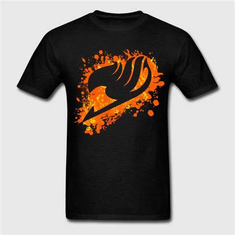 Fairy Tail Splatter Mens Tshirts Great T Shirts Shirts