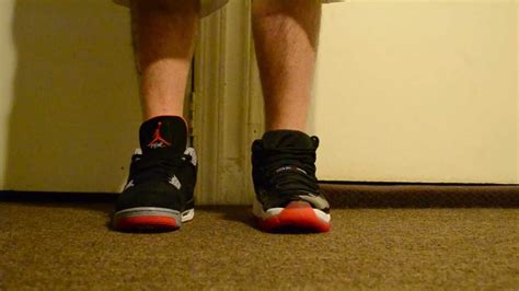 More information about air jordan 11 bred shoes including release dates, prices and more. On Feet 2012 Air Jordan Retro XI Bred 11 & 2012 Air Jordan ...