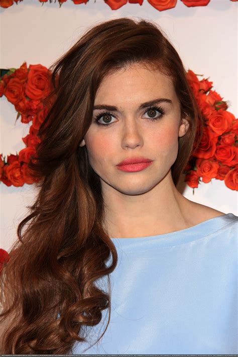 holland roden peach cheeks and lips with lined eyes holland roden photoshoot glossy lips