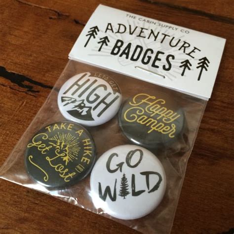 Adventure Inspired Enamel Pin Badge The Cabin Supply Co