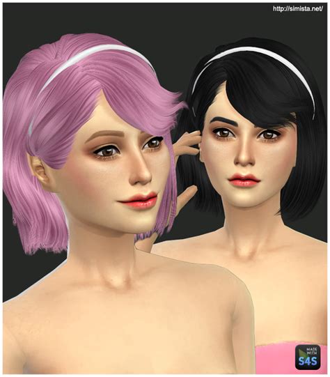 Simista: Ela Hairstyle retextured ~ Sims 4 Hairs