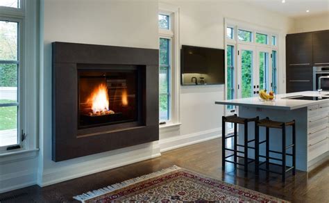 Linnea 3 Fireplace Mantel In Dove Minimalist Interior