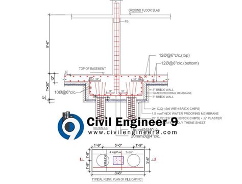 Details Drawing Of Cast In Situ Pile Download Cad File And Pdf