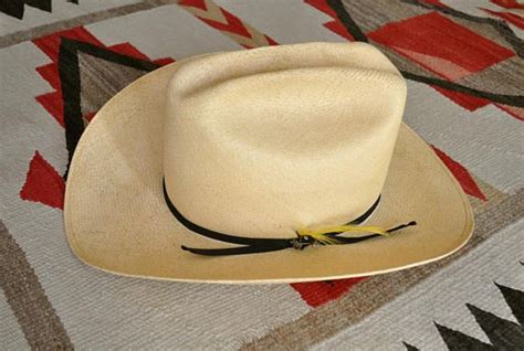 Vintage Stetson Straw Hat Mens Quenca Panama Size 7 14 15x Cowboy