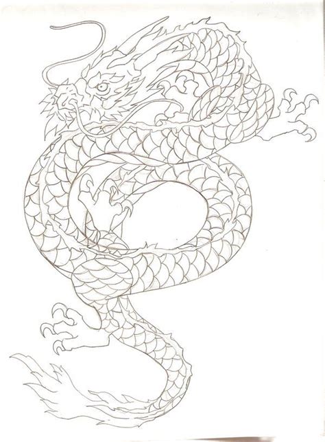 Asian Dragon Tattoo Design By Nehemya On Deviantart Dragon Tattoo