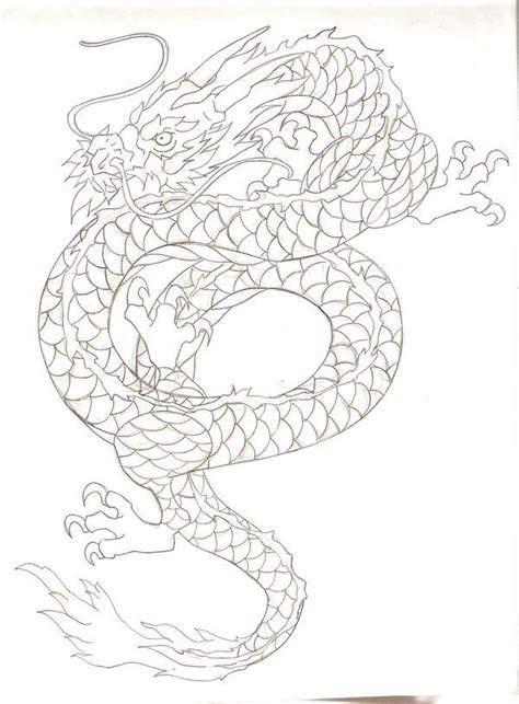 In china, imagery 0f dragons are used to incite fear in enemies. asian dragon tattoo design by Nehemya on deviantART ...