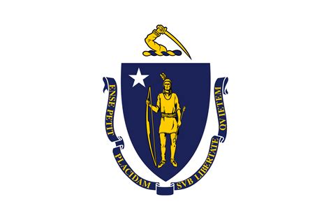 Flag Of Massachusetts Image And Meaning Massachusetts Flag Country Flags