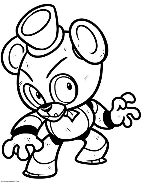 Five Nights Of Freddy Coloring Pages Updated 2023