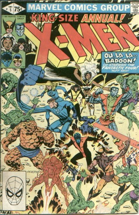 Uncanny X Men Annual 1st Series 5