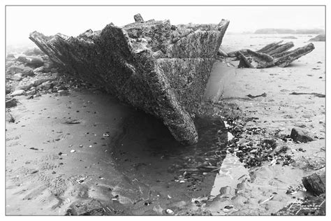 Shipwreck In Fog 1 Bandw Hunstanton Norfolk David Green Flickr