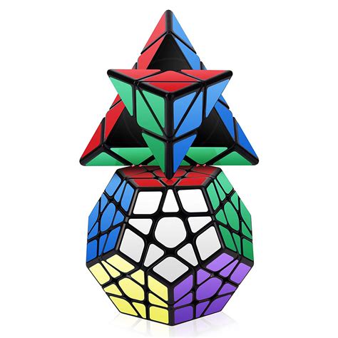 Roxenda Speed Cube Set Magic Cube Set Of Pyramid Megaminx Cube Smooth