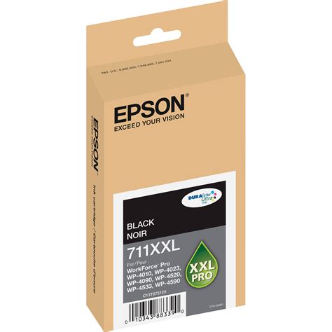 I looked over the area where the paper is loaded and cannot find anything. Epson 711XXL Black Ink Cartridge T711XXL120 B&H Photo Video