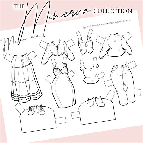 Paper Doll Printable Curvy Fashion Doll Clothing Coloring Page The Best Porn Website