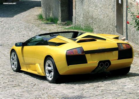 Yellow Lamborghini Murcielago Rear View Pictures