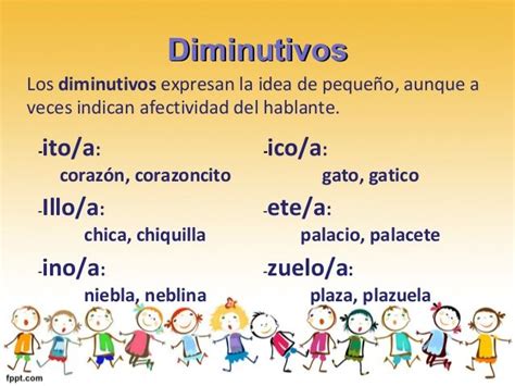 ¿diferencia Entre Diminutivos Y Cariños Spanish Resources Teaching