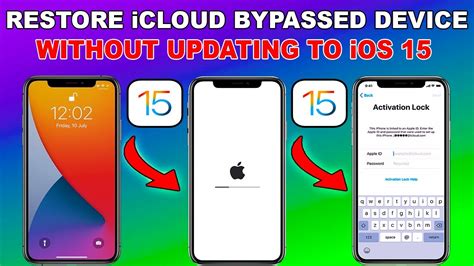 Erase Restore ICloud Bypassed IPhone IPad Without Updating The IOS
