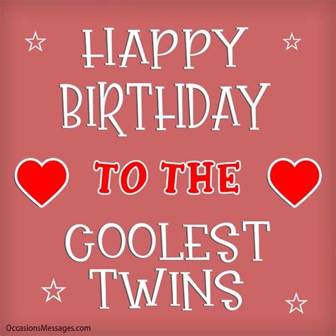 Amazing Birthday Wishes For Twins Happy Birthday Twins Twins