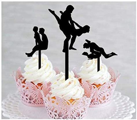 Cupcake Topper Anniversary Wedding Birthday Party Sex Etsy