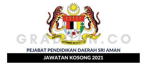 * sebarang pindaan tertakluk kepada perubahan. Permohonan Jawatan Kosong Pejabat Pendidikan Daerah Sri ...