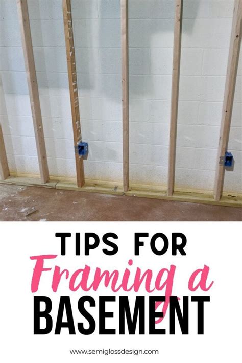 25 Basement Remodeling Ideas And Inspiration Basement Wall Framing Basics